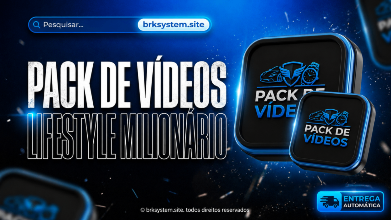 🎬 PACK DE VÍDEOS LIFESTYLE MILIONÁRIO