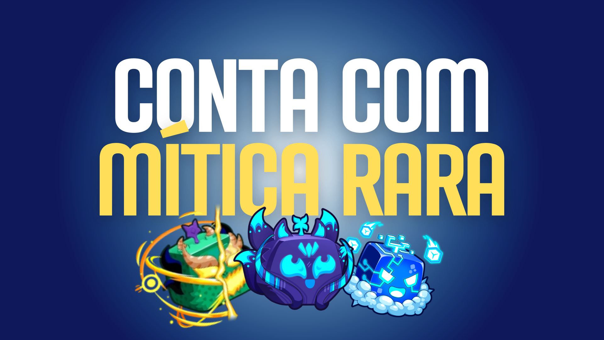 🍎 1 Mítica Rara no Báu + Level Aleatório